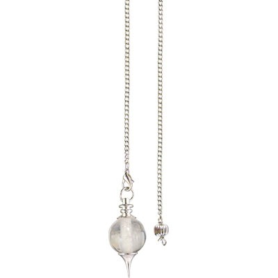 Pendulum Clear Quartz Nickel