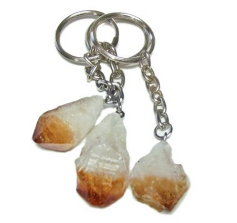 Key Chain Citrine Point