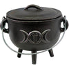 Cauldron 5” cast iron moon goddess