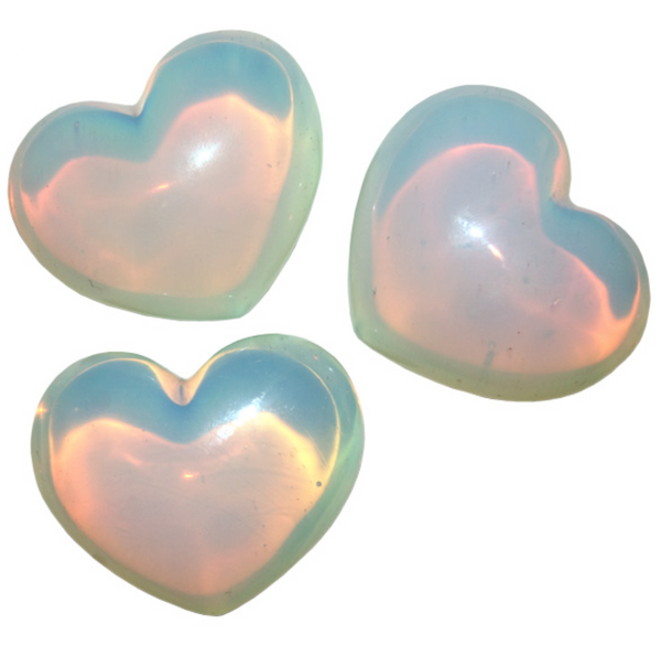 Puffy heart opalite