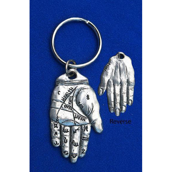 Keyring Pewter Palmistry