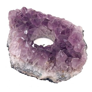 Amethyst Cluster Candle Holder