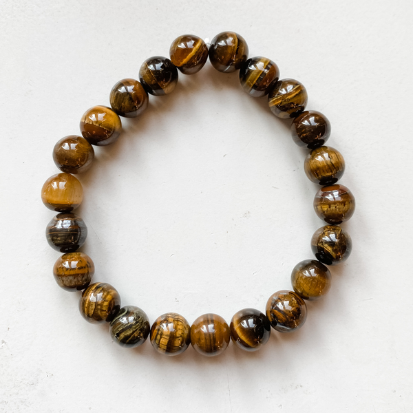 Bracelet 8mm tiger eye bead