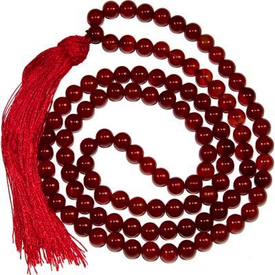 Mala Carnelian 28”