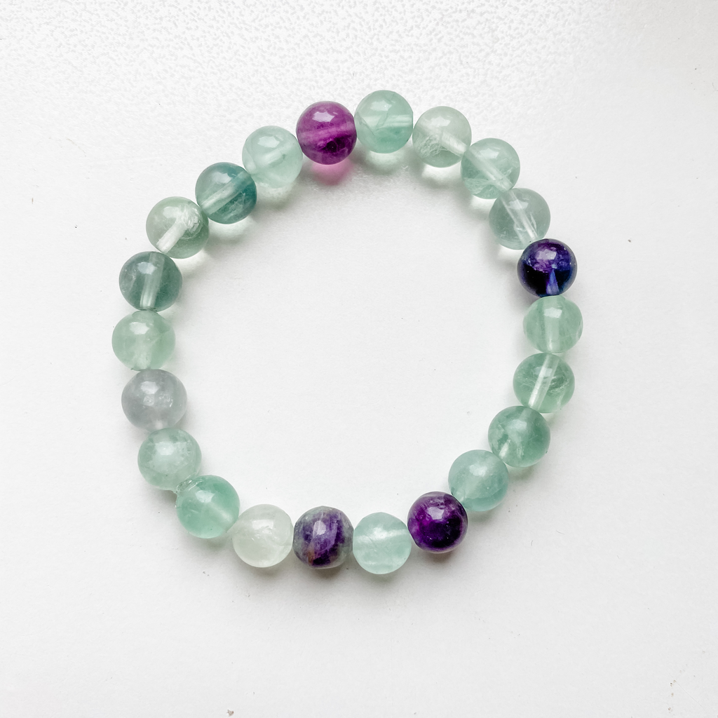 Bracelet 8mm fluorite