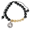 Chakra bracelet citrine & lava solar plexus