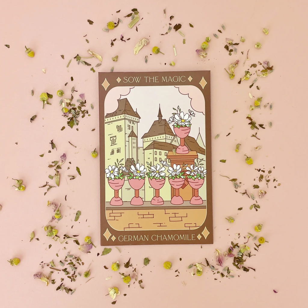 Tarot Garden + Gift Seed Packet: German Chamomile