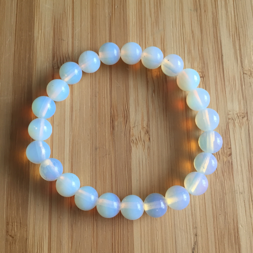 Bracelet 8mm Opalite bead