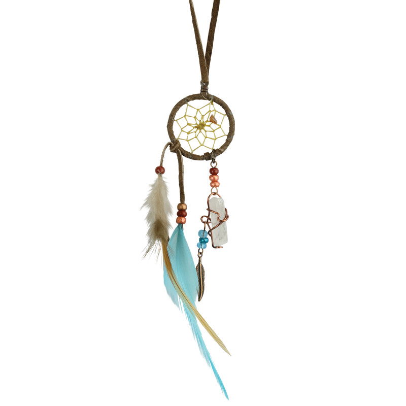 Dream catcher 1” with quartz