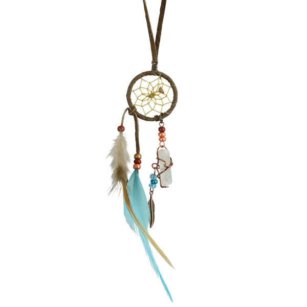 Dream catcher 1” with quartz