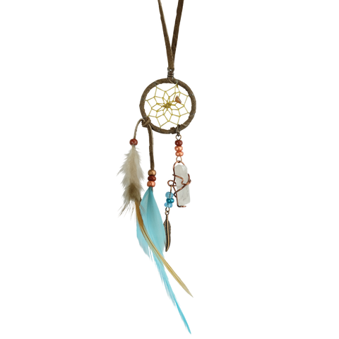 Dream catcher 1” with quartz