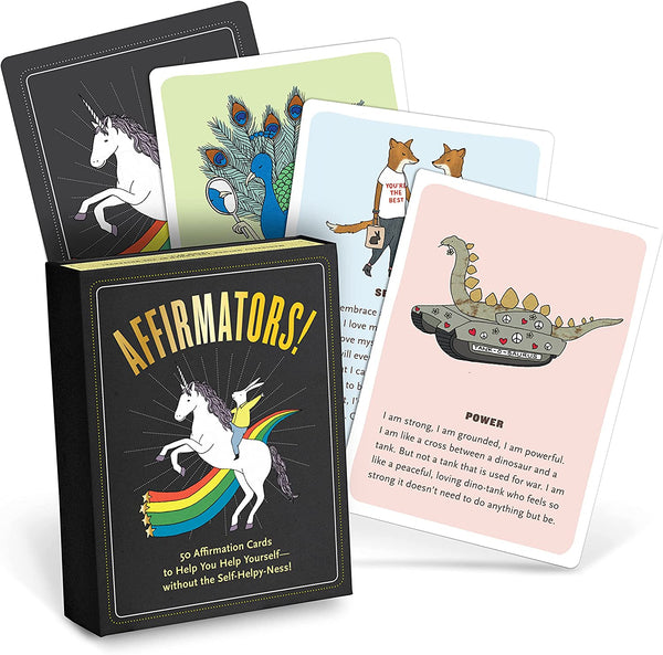 Affirmators! 50 Affirmation Cards Deck - Suzi Barrett and Naomi Sloman