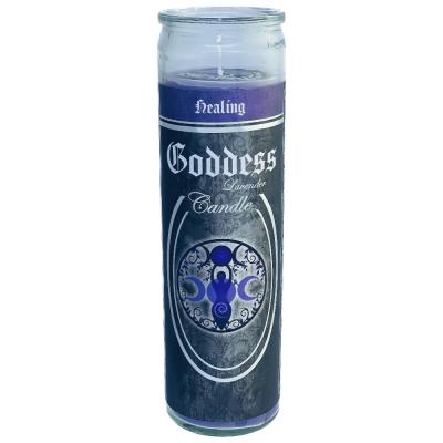 Glass Ritual Candle - Goddess - Lavender