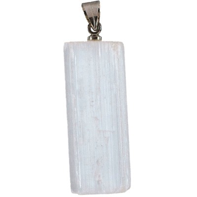 Pendant Selenite metal 1”