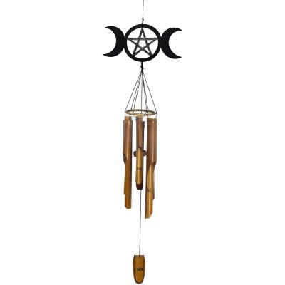 Bamboo Wind Chime - Triple Moon