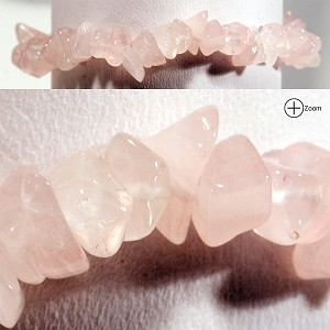 Bracelet Chip Rose Quartz