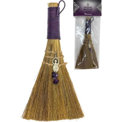 Broom Goddess & Amethyst