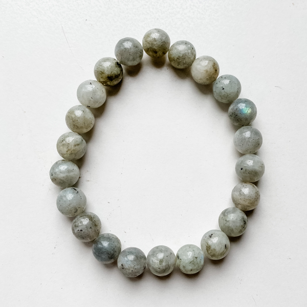 Bracelet 8mm Labradorite bead