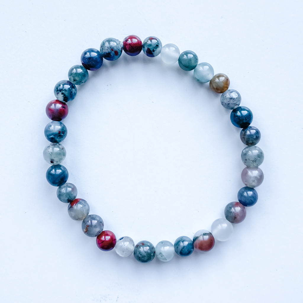 Bracelet 6mm African Bloodstone