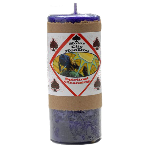 Candle Motor City Hoodoo Spiritual Cleansing