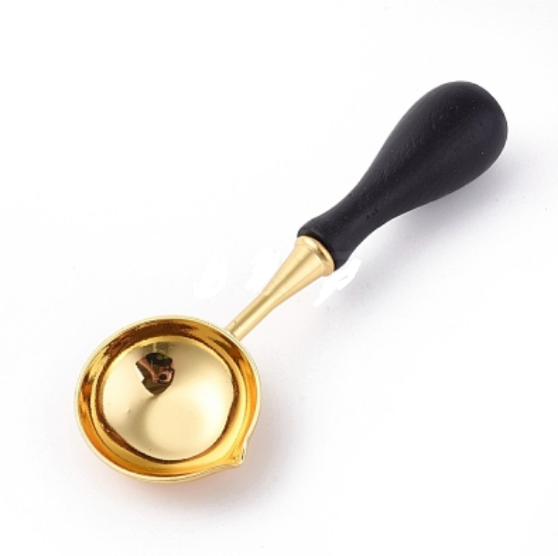 Wooden Handle Spoon Melting Wax Sealing