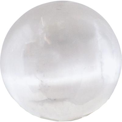 Selenite sphere 1-2”