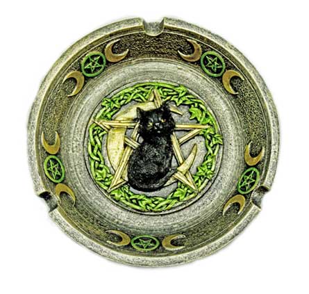 Ashtray Magickal Cat