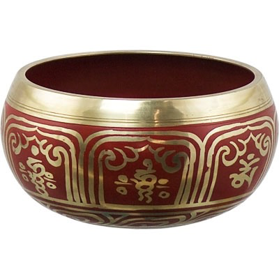 Singing Bowl Reddish Large 6.25”