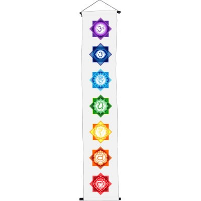 Banner - Chakra White 12x60”