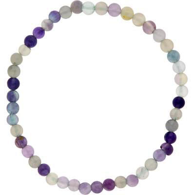 Bracelet 4mm Fluorite bead