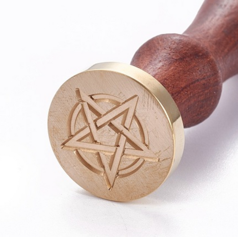 Timbre à cacheter de cire - Pentacle