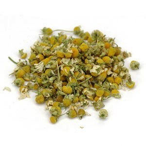 Herb Chamomile flowers whole 8oz jar