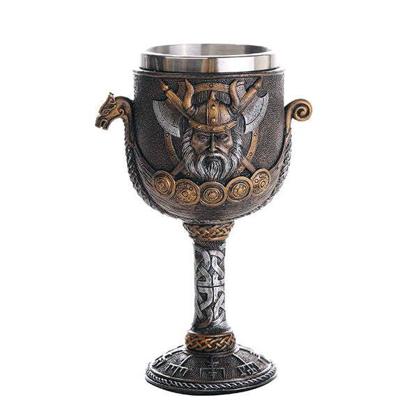 Goblet viking ship