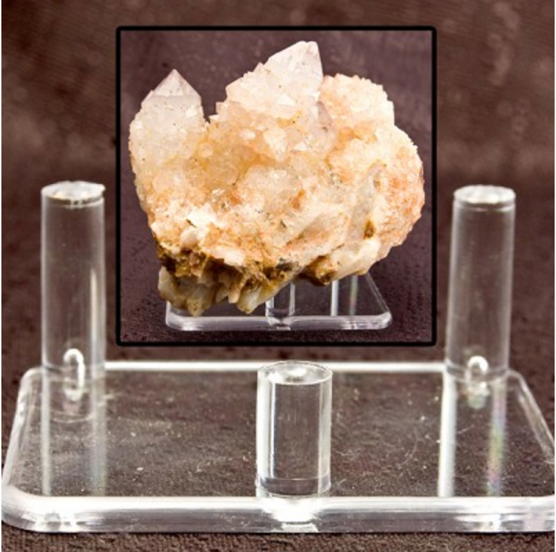 Plastic Geode Stand Mini