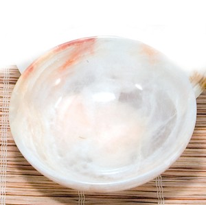 Bowl White Onyx Med 5