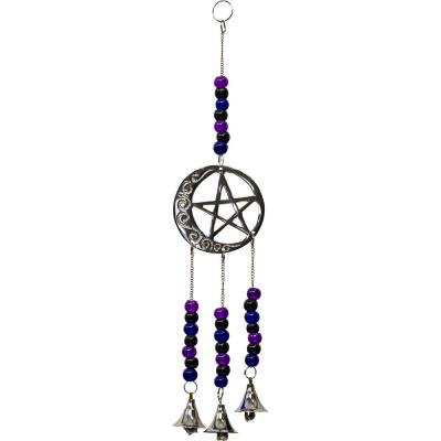 Bells - pentacle moon silver