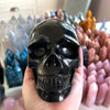 Black Obsidian Skull