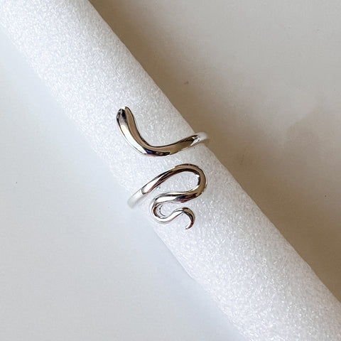 Ring snake sterling silver