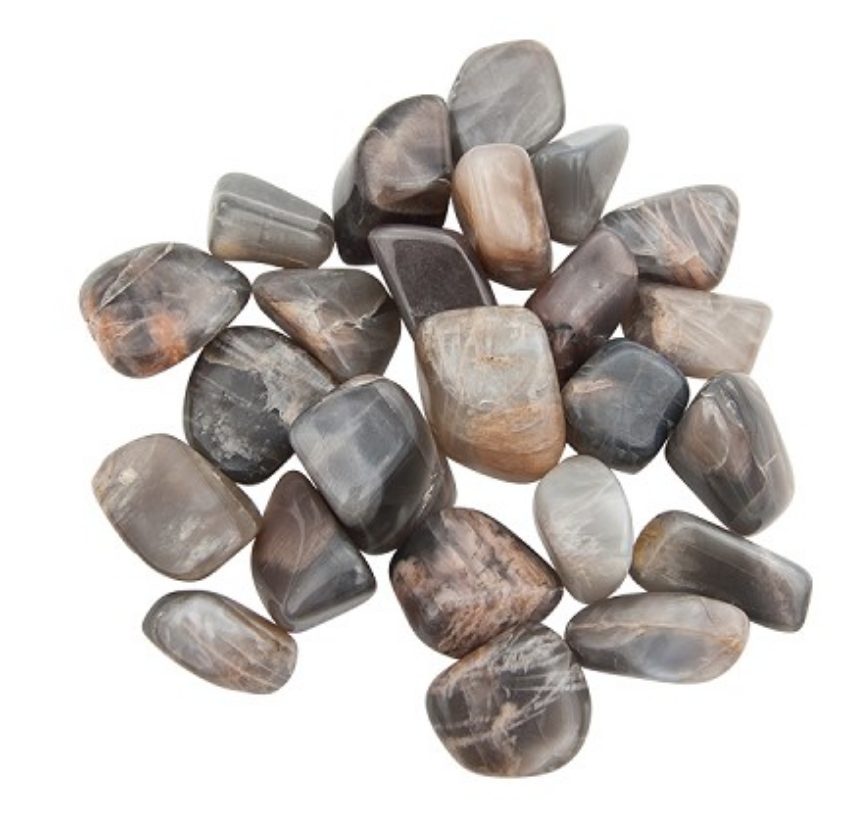 Black Moonstone Tumbled